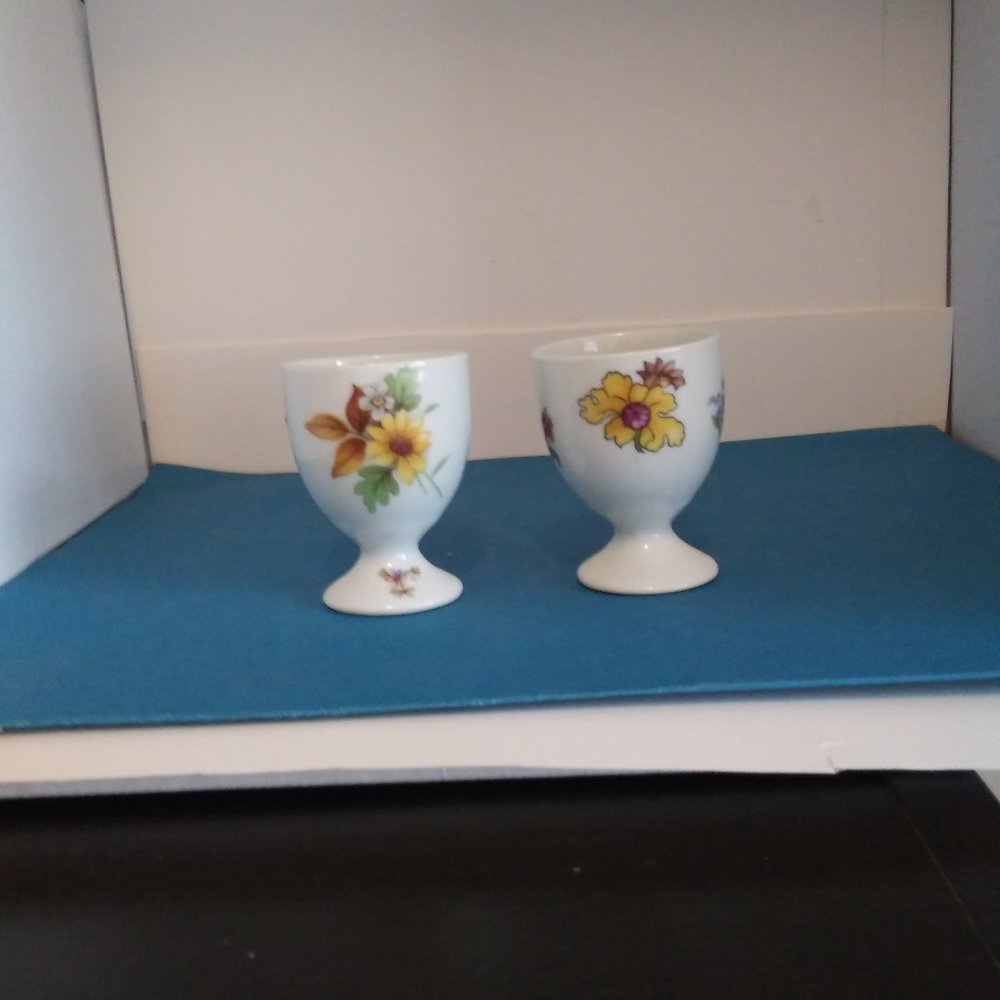 Vintage Egg Cups Set Of 2